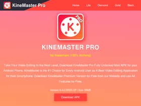 'kinemaster.pro' screenshot