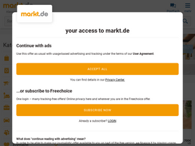 'markt.de' screenshot