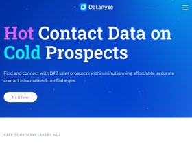 'datanyze.com' screenshot