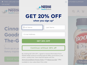 'nestlenutritionstore.com' screenshot
