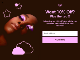 'trixiecosmetics.com' screenshot