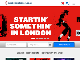 'theatreticketsdirect.co.uk' screenshot