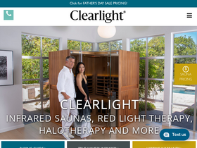 'infraredsauna.com' screenshot