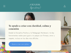 atentosaprendemos.com homepage screenshot