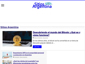 'sitiosargentina.com.ar' screenshot