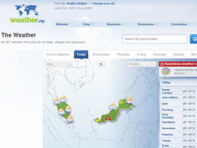 'weather.my' screenshot