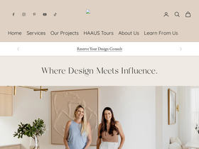 haaus.com.au homepage screenshot