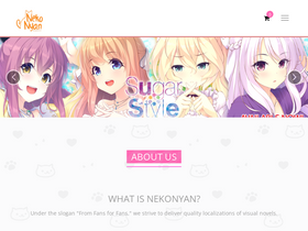 'nekonyansoft.com' screenshot