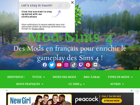 'modsims4.fr' screenshot