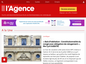 'journaldelagence.com' screenshot