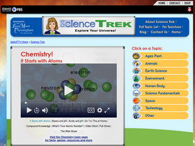 'sciencetrek.org' screenshot