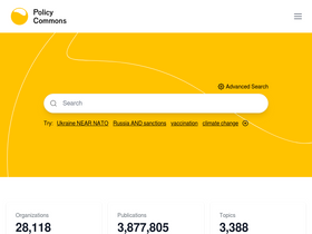 'policycommons.net' screenshot