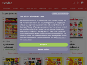 'tiendeo.se' screenshot