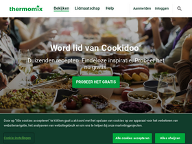 'cookidoo.be' screenshot