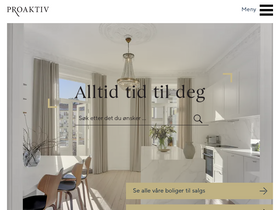 'proaktiv.no' screenshot