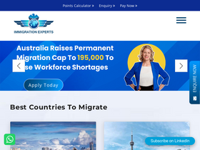 'immigrationxperts.com' screenshot