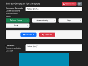 'minecraftjson.com' screenshot