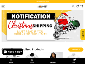 To The Closet website screenshot