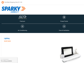 'sparkydirect.com.au' screenshot