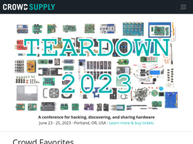 'crowdsupply.com' screenshot
