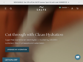 Drinksalte homepage screenshot
