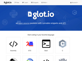 'glot.io' screenshot