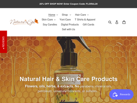 mynaturesego.com homepage screenshot