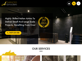advancedspiritolibero.com.au homepage screenshot