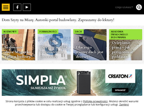 'domszytynamiare.pl' screenshot