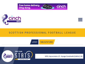 'spfl.co.uk' screenshot