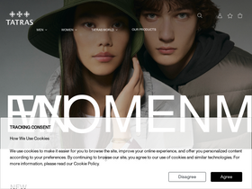 tatras-official.com homepage screenshot