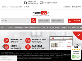 'home100.pl' screenshot