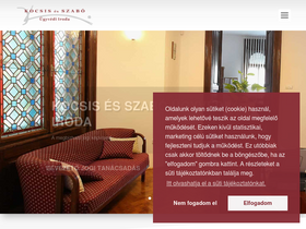 'kocsisszabougyved.hu' screenshot