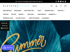 'elevatestyles.com' screenshot