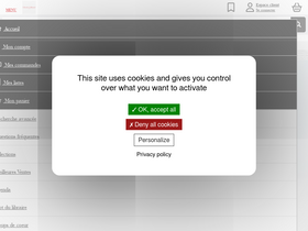 'librairie-gallimard.com' screenshot