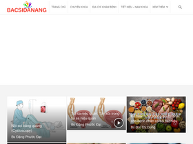 'bacsidanang.com' screenshot