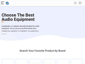 liquidaudio.com homepage screenshot
