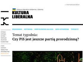'kulturaliberalna.pl' screenshot