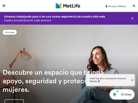'metlife.com.mx' screenshot
