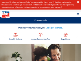 'first.bank' screenshot