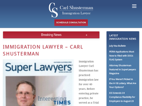 'shusterman.com' screenshot