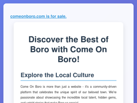 comeonboro.com