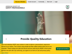 'assp.org' screenshot