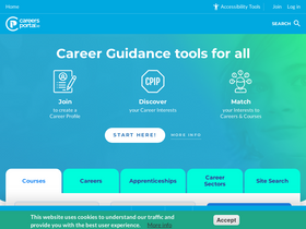 'careersportal.ie' screenshot