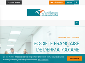 'sfdermato.org' screenshot