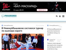 'progorodnsk.ru' screenshot
