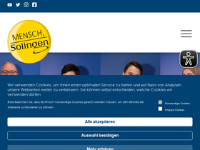 'solingen.de' screenshot