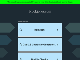'brockjones.com' screenshot