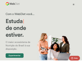'webdiet.com.br' screenshot