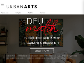 'urbanarts.com.br' screenshot